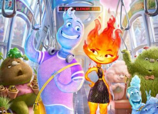 Pixar publica pôster da animação “Elementos” mostrando novos personagens