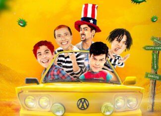 Icônica Brasília Amarela vira destaque no novo pôster de “Mamonas Assassinas: O Filme”