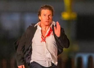 Tom Cruise corre ensanguentado em novas fotos dos bastidores de “Missão: Impossível 8”