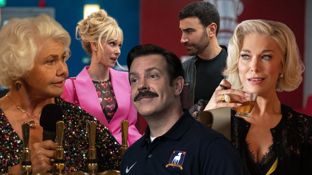 Elenco de Ted Lasso em imagem de divulgação da quarta temporada