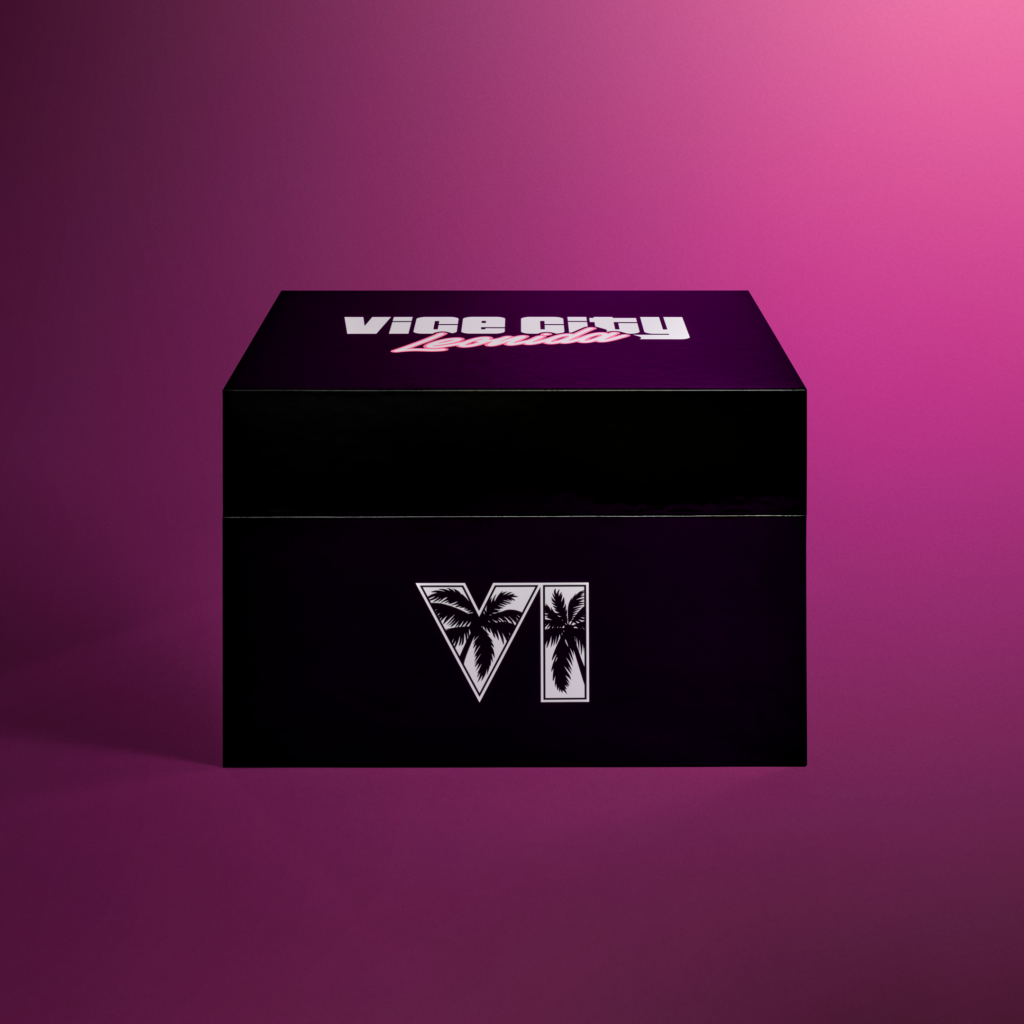 Caixa de colecionador de Grand Theft Auto VI fechada