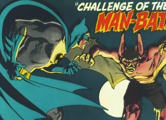 Capa de Detective Comics 400 com Batman e Man-Bat