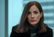 Jessica Chastain em cena da série The Savant
