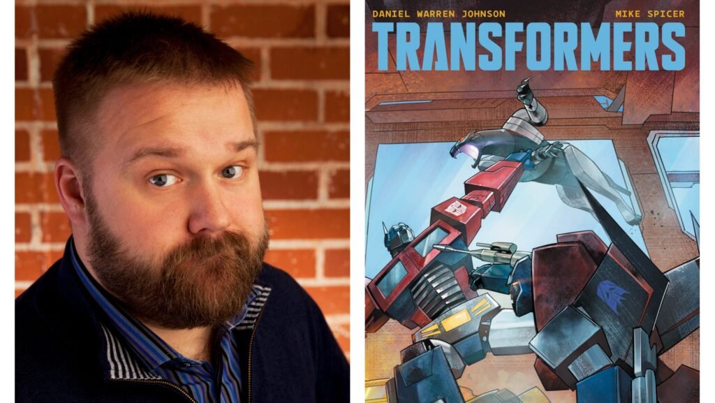 Robert Kirkman e a capa da primeira edição de Transformers da Skybound