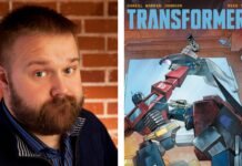 Robert Kirkman e a capa da primeira edição de Transformers da Skybound