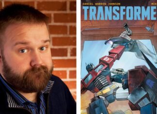 Robert Kirkman e a capa da primeira edição de Transformers da Skybound