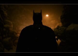 Matt Reeves divulga a primeira imagem oficial de “The Batman Part II” no Dia do Batman Silhueta do Batman de Robert Pattinson no set de The Batman Part II