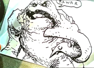 Cara-de-Barro desenhado por Jim Lee