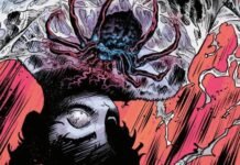 Arte do quadrinho Midnight Spider-Man, da Marvel Comics