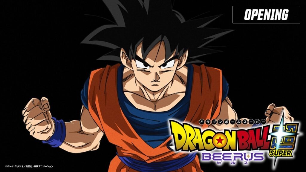 Imagem da abertura do anime Dragon Ball Super: Beerus