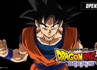 Imagem da abertura do anime Dragon Ball Super: Beerus