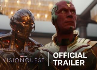Paul Bettany como o Visão em cena do trailer de VisionQuest