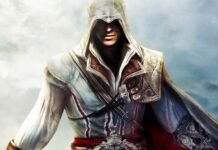 Ezio Auditore em arte oficial de Assassin's Creed