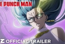 Cena do trailer da segunda parte da terceira temporada de One-Punch Man