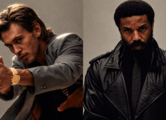 Michael B. Jordan e Austin Butler caracterizados como os detetives Tubbs e Crockett