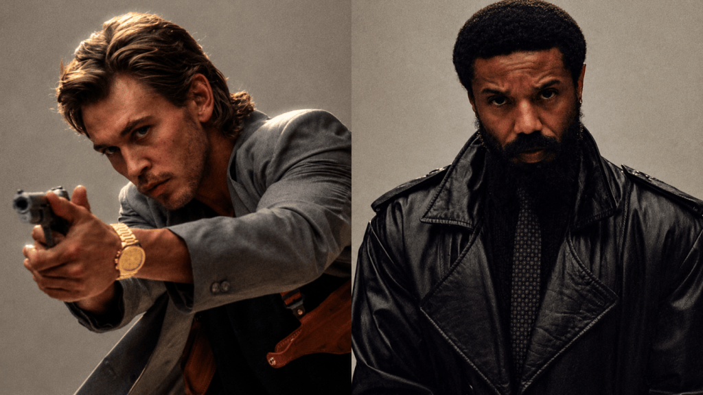 Michael B. Jordan e Austin Butler caracterizados como os detetives Tubbs e Crockett
