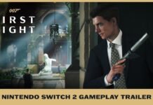 James Bond apontando uma arma em cena do jogo 007 First Light