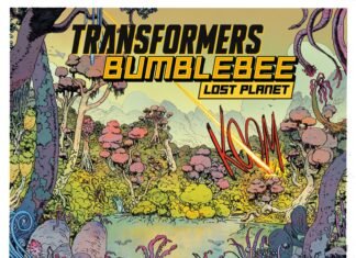 Página da HQ Transformers: Bumblebee Lost Planet