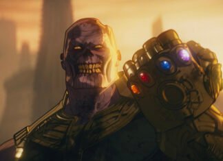 Thanos em versão zumbi na animação Marvel Zombies